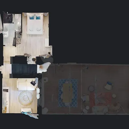 Modernes Avec Veranda *